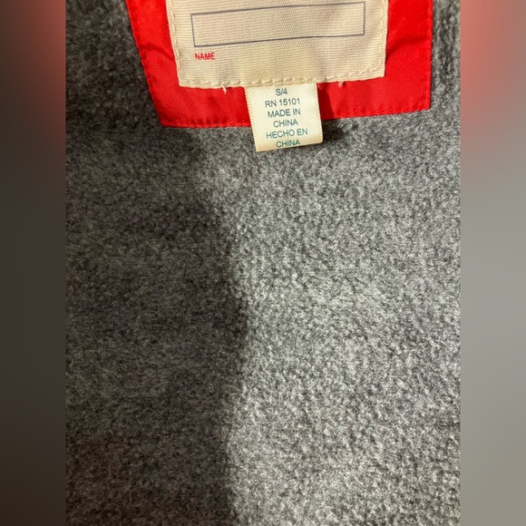 Osh Kosh B’gosh Kid’s Hooded Puffer Winter Coat, Size Small/4T, Red/Black - Picture 3 of 9